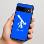 כיסוי בעיצוב אישי עם השם שלך לדגם - Google Pixel 7 5G בעיצוב טלסקופ