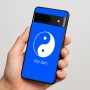כיסוי בעיצוב אישי עם השם שלך לדגם - Google Pixel 7 5G בעיצוב סמל יינג יאנג