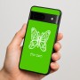 כיסוי בעיצוב אישי עם השם שלך לדגם - Google Pixel 7 5G בעיצוב פרפר