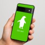 כיסוי בעיצוב אישי עם השם שלך לדגם - Google Pixel 7 5G בעיצוב פינגווין