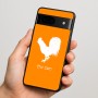 כיסוי בעיצוב אישי עם השם שלך לדגם - Google Pixel 7 5G בעיצוב תרנגול