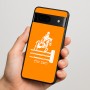 כיסוי בעיצוב אישי עם השם שלך לדגם - Google Pixel 7 5G בעיצוב רוכב סוסים