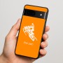 כיסוי בעיצוב אישי עם השם שלך לדגם - Google Pixel 7 5G בעיצוב אופנוע שלג