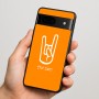 כיסוי בעיצוב אישי עם השם שלך לדגם - Google Pixel 7 5G בעיצוב יד סלע
