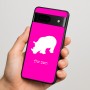 כיסוי בעיצוב אישי עם השם שלך לדגם - Google Pixel 7 5G בעיצוב קרנף