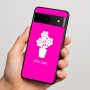 כיסוי בעיצוב אישי עם השם שלך לדגם - Google Pixel 7 5G בעיצוב פרח
