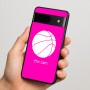 כיסוי בעיצוב אישי עם השם שלך לדגם - Google Pixel 7 5G בעיצוב כדורסל