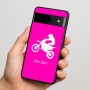 כיסוי בעיצוב אישי עם השם שלך לדגם - Google Pixel 7 5G בעיצוב מוטוקרוס