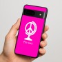 כיסוי בעיצוב אישי עם השם שלך לדגם - Google Pixel 7 5G בעיצוב גלובוסי שלום