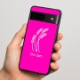 כיסוי בעיצוב אישי עם השם שלך לדגם - Google Pixel 7 5G בעיצוב חיטה גלית זהב