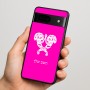 כיסוי בעיצוב אישי עם השם שלך לדגם - Google Pixel 7 5G בעיצוב פרחי קרן