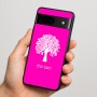 כיסוי בעיצוב אישי עם השם שלך לדגם - Google Pixel 7 5G בעיצוב עץ