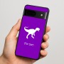 כיסוי בעיצוב אישי עם השם שלך לדגם - Google Pixel 7 5G בעיצוב דינוזאור