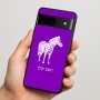 כיסוי בעיצוב אישי עם השם שלך לדגם - Google Pixel 7 5G בעיצוב זברה