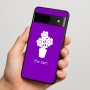 כיסוי בעיצוב אישי עם השם שלך לדגם - Google Pixel 7 5G בעיצוב פרח