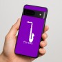כיסוי בעיצוב אישי עם השם שלך לדגם - Google Pixel 7 5G בעיצוב סקסופון