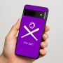 כיסוי בעיצוב אישי עם השם שלך לדגם - Google Pixel 7 5G בעיצוב כדור בסיס