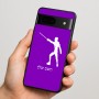 כיסוי בעיצוב אישי עם השם שלך לדגם - Google Pixel 7 5G בעיצוב לוחם סייף