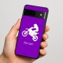 כיסוי בעיצוב אישי עם השם שלך לדגם - Google Pixel 7 5G בעיצוב מוטוקרוס