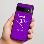 כיסוי בעיצוב אישי עם השם שלך לדגם - Google Pixel 7 5G בעיצוב סקי אולימפי