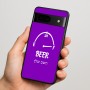 כיסוי בעיצוב אישי עם השם שלך לדגם - Google Pixel 7 5G בעיצוב מיכל של בירה