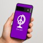 כיסוי בעיצוב אישי עם השם שלך לדגם - Google Pixel 7 5G בעיצוב גלובוסי שלום