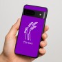 כיסוי בעיצוב אישי עם השם שלך לדגם - Google Pixel 7 5G בעיצוב חיטה גלית זהב