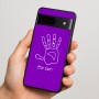 כיסוי בעיצוב אישי עם השם שלך לדגם - Google Pixel 7 5G בעיצוב יד