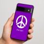 כיסוי בעיצוב אישי עם השם שלך לדגם - Google Pixel 7 5G בעיצוב סמל השלום