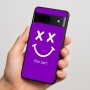 כיסוי בעיצוב אישי עם השם שלך לדגם - Google Pixel 7 5G בעיצוב סמיילי