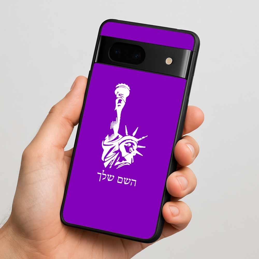 כיסוי בעיצוב אישי עם השם שלך לדגם - Google Pixel 7 5G בעיצוב פסל החירות