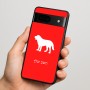 כיסוי בעיצוב אישי עם השם שלך לדגם - Google Pixel 7 5G בעיצוב כלב