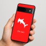 כיסוי בעיצוב אישי עם השם שלך לדגם - Google Pixel 7 5G בעיצוב כריש ראש פטיש