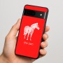 כיסוי בעיצוב אישי עם השם שלך לדגם - Google Pixel 7 5G בעיצוב זברה