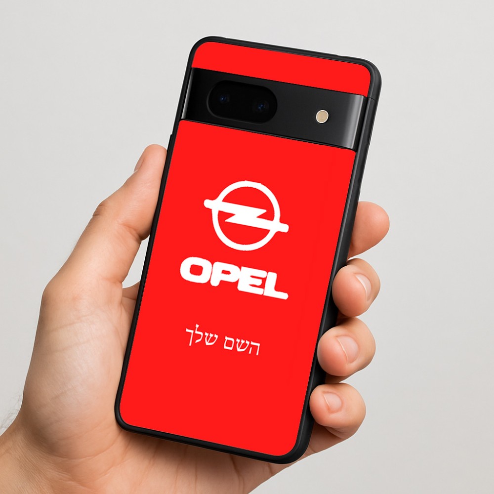כיסוי בעיצוב אישי עם השם שלך לדגם - Google Pixel 7 5G בעיצוב אופל