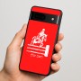 כיסוי בעיצוב אישי עם השם שלך לדגם - Google Pixel 7 5G בעיצוב רוכב סוסים