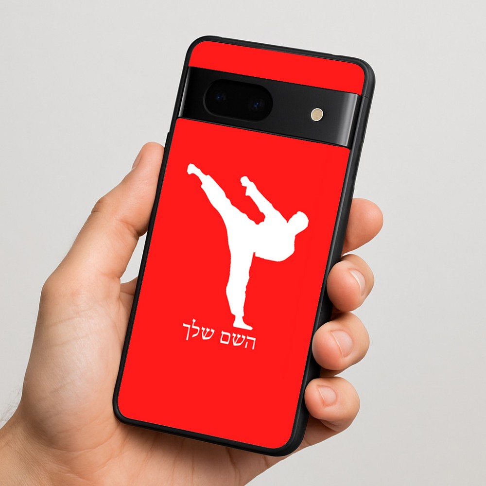 כיסוי בעיצוב אישי עם השם שלך לדגם - Google Pixel 7 5G בעיצוב קרטה