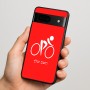 כיסוי בעיצוב אישי עם השם שלך לדגם - Google Pixel 7 5G בעיצוב אופניים אולימפיים