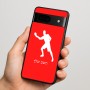 כיסוי בעיצוב אישי עם השם שלך לדגם - Google Pixel 7 5G בעיצוב שחקן פינג פונג