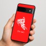 כיסוי בעיצוב אישי עם השם שלך לדגם - Google Pixel 7 5G בעיצוב אופנוע שלג