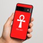 כיסוי בעיצוב אישי עם השם שלך לדגם - Google Pixel 7 5G בעיצוב אנק - מפתח החיים המצרי