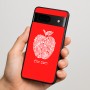 כיסוי בעיצוב אישי עם השם שלך לדגם - Google Pixel 7 5G בעיצוב הדפס תפוח