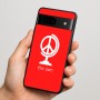 כיסוי בעיצוב אישי עם השם שלך לדגם - Google Pixel 7 5G בעיצוב גלובוסי שלום