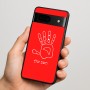 כיסוי בעיצוב אישי עם השם שלך לדגם - Google Pixel 7 5G בעיצוב יד
