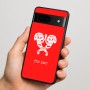 כיסוי בעיצוב אישי עם השם שלך לדגם - Google Pixel 7 5G בעיצוב פרחי קרן