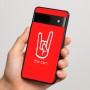 כיסוי בעיצוב אישי עם השם שלך לדגם - Google Pixel 7 5G בעיצוב יד סלע
