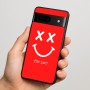 כיסוי בעיצוב אישי עם השם שלך לדגם - Google Pixel 7 5G בעיצוב סמיילי