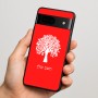 כיסוי בעיצוב אישי עם השם שלך לדגם - Google Pixel 7 5G בעיצוב עץ