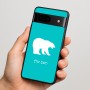 כיסוי בעיצוב אישי עם השם שלך לדגם - Google Pixel 7 5G בעיצוב דוב