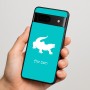 כיסוי בעיצוב אישי עם השם שלך לדגם - Google Pixel 7 5G בעיצוב תנין
